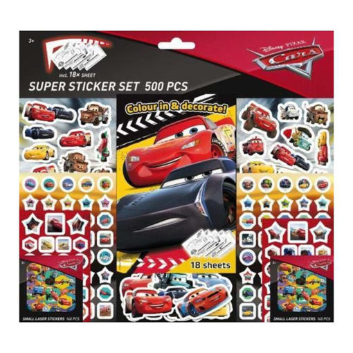 Picture of CARS SUPER STICKER SET X500